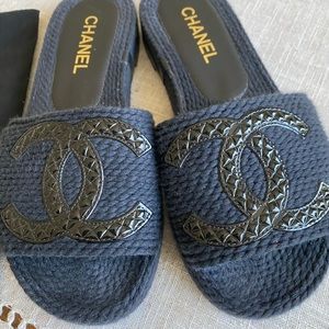 Chanel Rope Slides Authentic